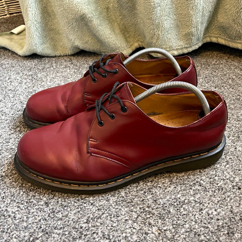 Martens 1461 red leather - dr.,
