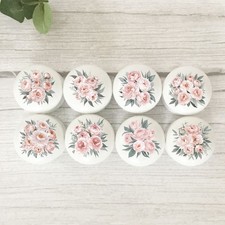 Blush pink floral drawer - blush,