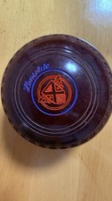 Henselite Classic Deluxe Lawn Bowls   / Size 3 Heavy - Brown - Set Of 4