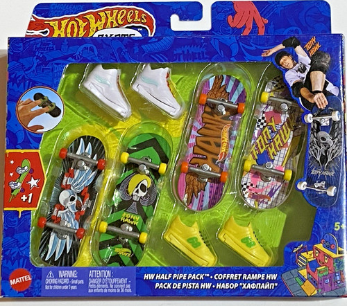 Hot wheels finger skateboard - hot, 4