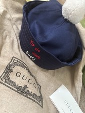 Gucci SMALL ADULT kids Hat Navy