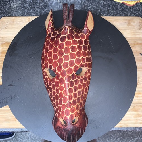 Vintage african giraffe face - vintage,