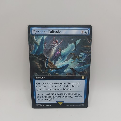 Raise the palisade extended - the,