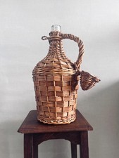 Vintage Wicker Covered
