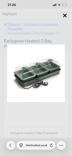 Propagator bay heated - propagator, 2