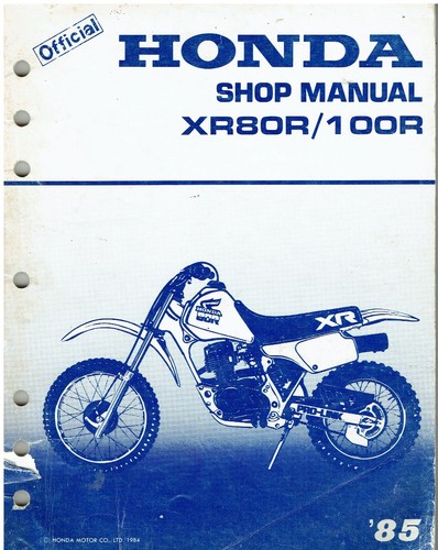 Honda xr80r xr100r - honda,