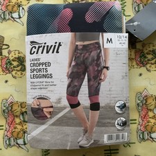 Crivit Ladies Cropped Leggings Size : M 12/14
