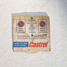 Vintage Castrol GTX Oil Car