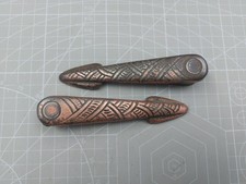 Vintage Antique  2 x Stair Carpet Clips - Labro Regd