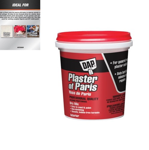 Plaster paris dry mix white - dry,
