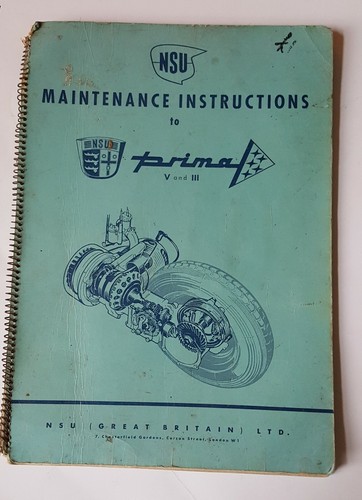 Vintage nsu prima - vintage, v