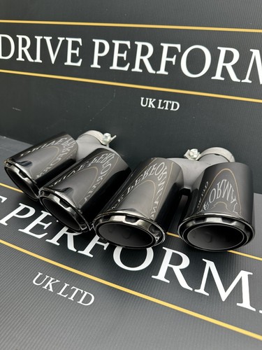 Black chrome exhaust tailpipe - chrome,