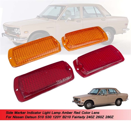 Side marker light amber red - side,