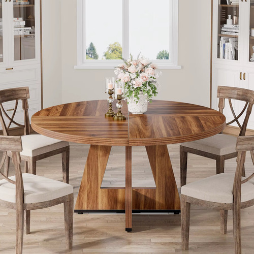 Round dining table for 4 - 47'',