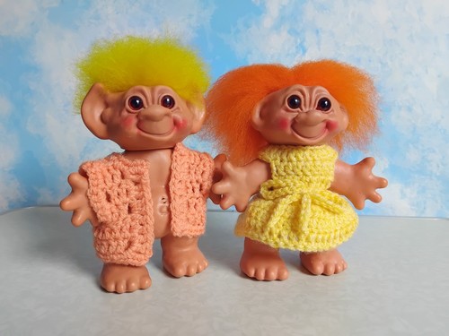 Vintage dam troll - vintage, set