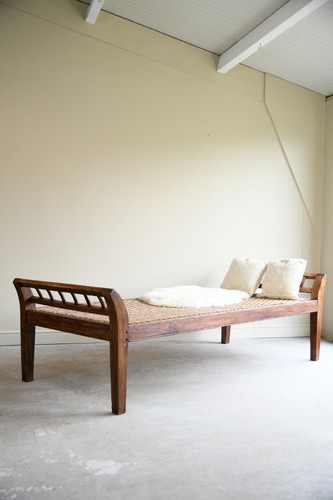 Mid 20th century teak - 20th, rattan