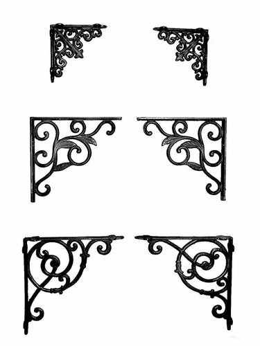 Heavy duty cast iron shelf - duty,