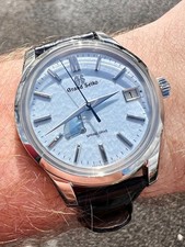 Grand Seiko Elegance Skyflake Blue - SBGA407 - Spring Drive - Wrnty to Mar 2029