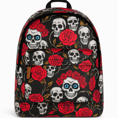 Skull roses oil - skull,