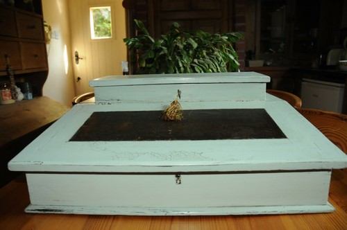 Vintage painted mahogany - ,