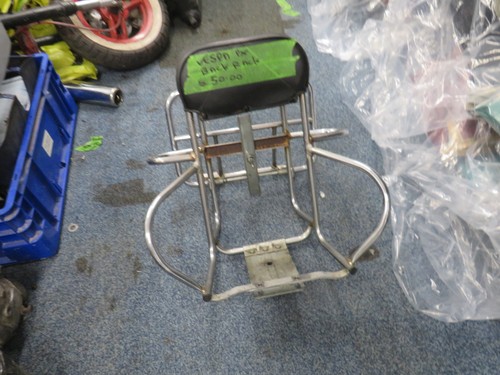 Vespa rear back rack - px,