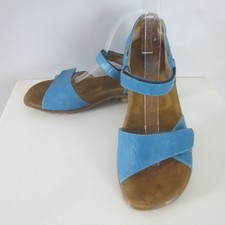 Wolky Womens 8 Blue Leather