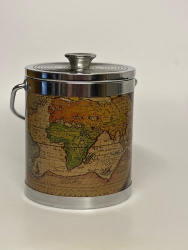 Retro ice bucket globe - retro,