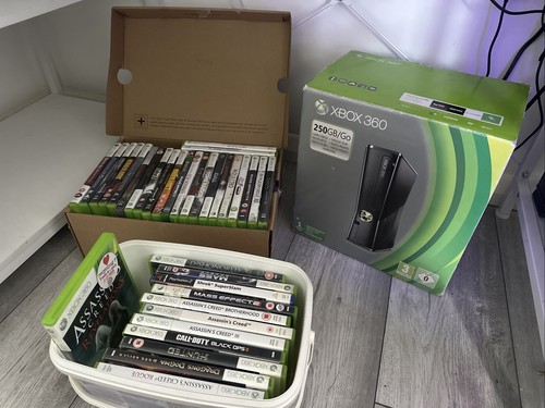 Xbox 360 250gb black - 250gb, console
