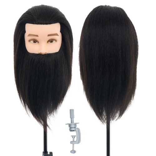 Real hair salon mannequin - 14",