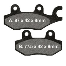 PAIR OF PADS EBC FA197