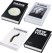 4 PCS Decorative Books for