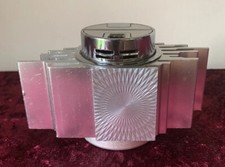 Brutalist Table Lighter In Aluminium Sarome Piezo Electronic From 1960s-1970s