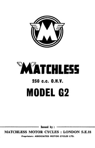 1958 matchless g2 - 1958-59,