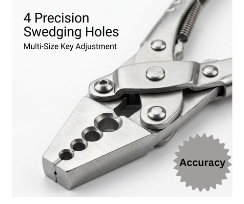 Swedging pliers hole - swedging,