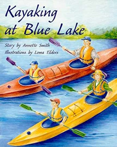 Kayaking blue lake - at,