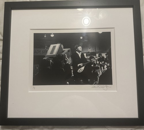 John lennon photograph signed - john,