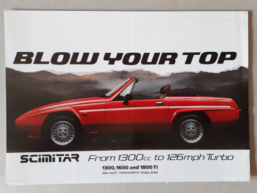Reliant scimitar ss1 brochure - reliant,