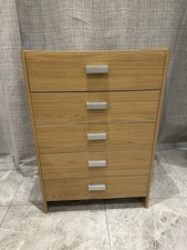 Narrow 5 Drawer Tallboy Chest
