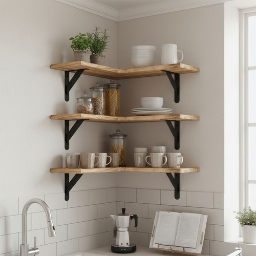 3pcs floating wall shelves - 3pcs,