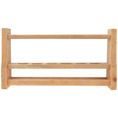 Wooden test tube rack - wooden,