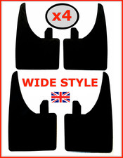 4x WIDE STYLE Heavy Duty Rubber Car Mudflaps Front & Rear Fits Citroen Dispatch