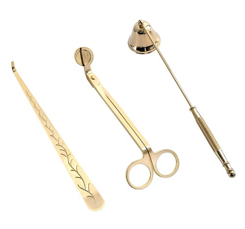 Candle snuffer set 3pcs wick - candle,