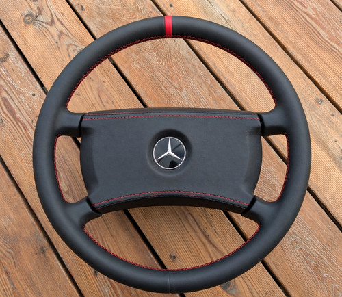 New leather steering - leather, for