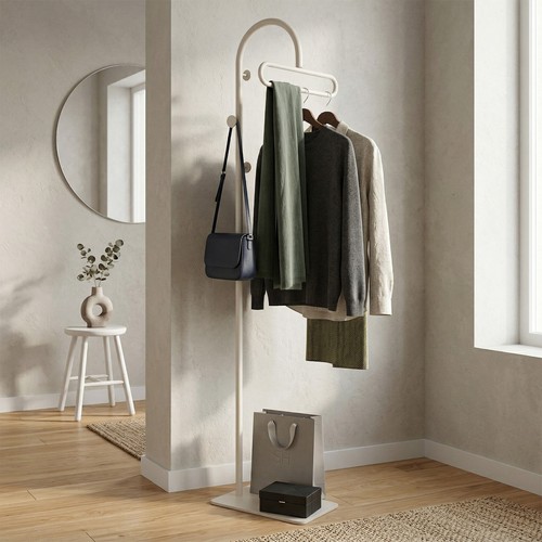 Freestanding coat rack with - freestanding,
