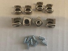 114996 x 8 IKEA BESTA Bookcase Glass Shelf Support brackets + screws (113928)