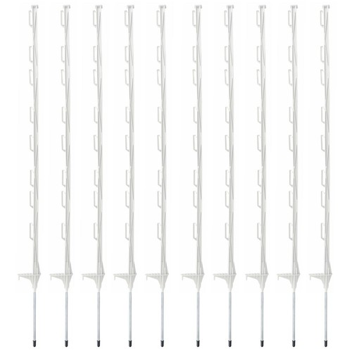 White electric fencing fence - white,