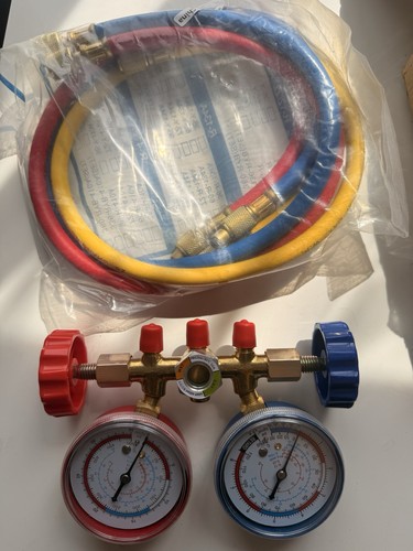 Refrigerant manifold gauge - refrigerant,