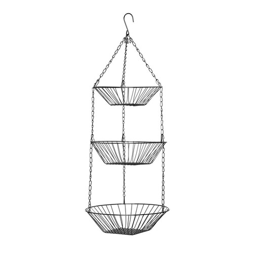 Tier chrome hanging - chrome, baskets