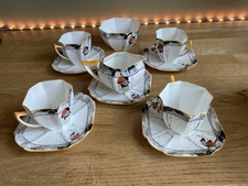 Antique Art Deco Shelley Bone China Tea Set