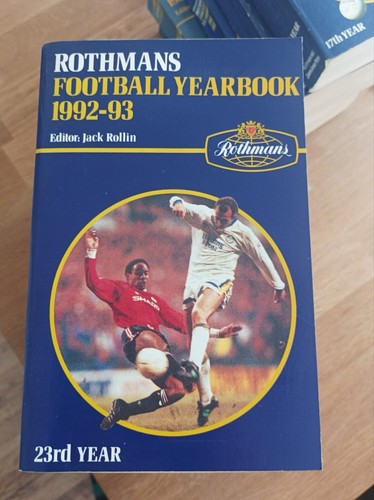 Rothmans football yearbooks - rothmans,